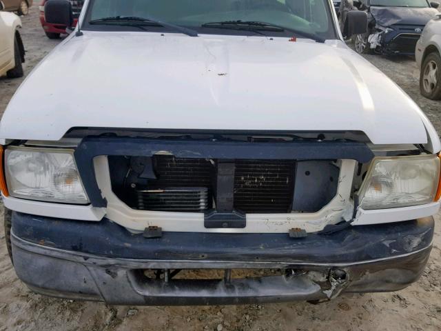 1FTYR11UX5PB04767 - 2005 FORD RANGER WHITE photo 7