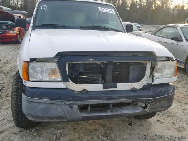 1FTYR11UX5PB04767 - 2005 FORD RANGER WHITE photo 9