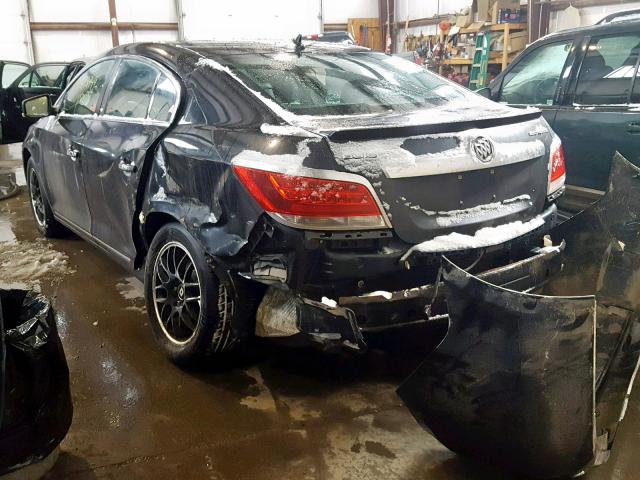 1G4GJ5E32CF355552 - 2012 BUICK LACROSSE T CHARCOAL photo 3