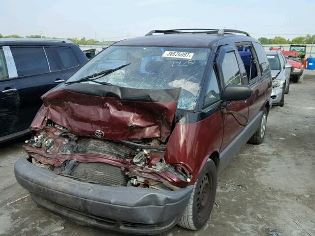 JT3AC13R5S1176541 - 1995 TOYOTA PREVIA DX RED photo 2