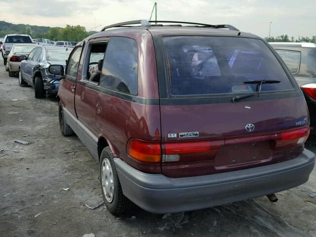 JT3AC13R5S1176541 - 1995 TOYOTA PREVIA DX RED photo 3