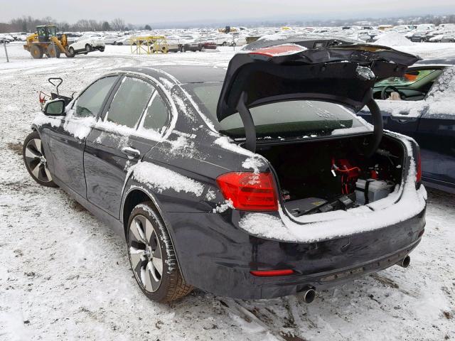 WBA3F9C51EKP46523 - 2014 BMW ACTIVEHYBR BLACK photo 3