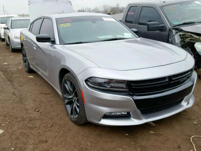 2C3CDXHG5HH643449 - 2017 DODGE CHARGER SX GRAY photo 1