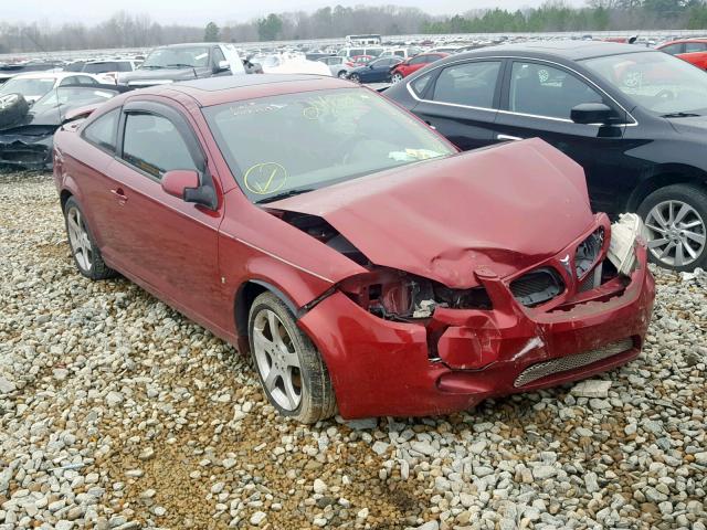 1G2AN18B787112657 - 2008 PONTIAC G5 GT BURGUNDY photo 1