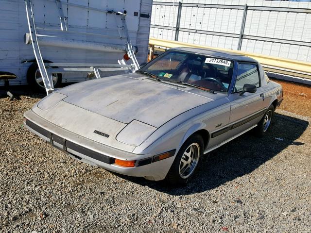 JM1FB331XE0818613 - 1984 MAZDA RX7 12A SILVER photo 2