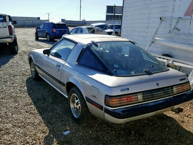 JM1FB331XE0818613 - 1984 MAZDA RX7 12A SILVER photo 3