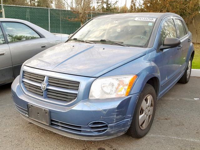 1B3HB28B77D284875 - 2007 DODGE CALIBER BLUE photo 2