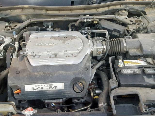 5KBCP3F82BB001180 - 2011 HONDA ACCORD EXL GRAY photo 7