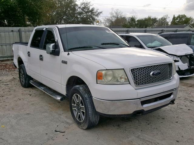 1FTPW14V16FB29654 - 2006 FORD F150 SUPER WHITE photo 1