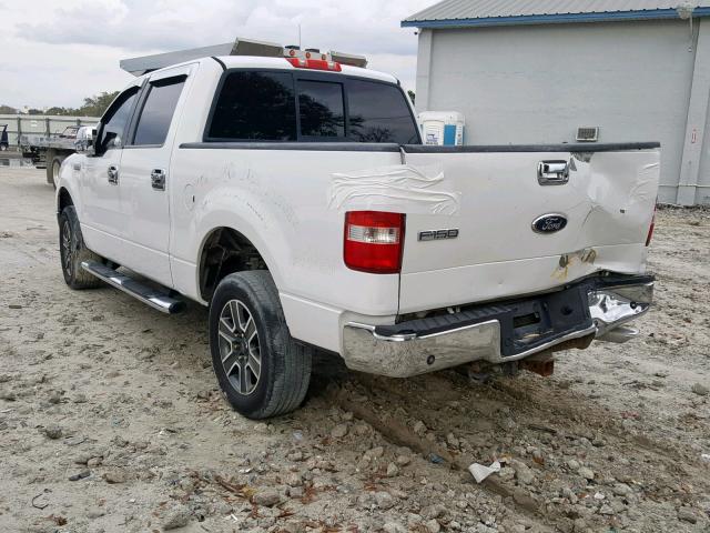 1FTPW14V16FB29654 - 2006 FORD F150 SUPER WHITE photo 3