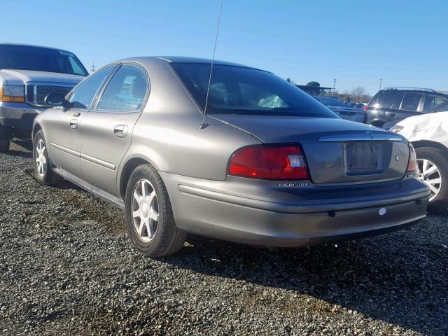 1MEFM50U93A631311 - 2003 MERCURY SABLE GS GRAY photo 3