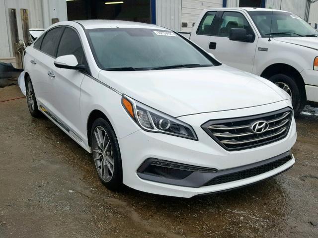 5NPE34AB6FH091632 - 2015 HYUNDAI SONATA SPO WHITE photo 1