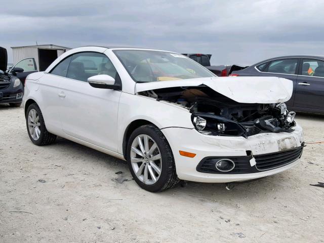 WVWBW7AH2CV011822 - 2012 VOLKSWAGEN EOS KOMFOR WHITE photo 1