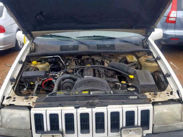 1J4GZ78S5RC326143 - 1994 JEEP GRAND CHER WHITE photo 7