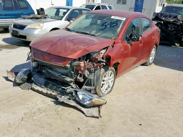 3MYDLBZV1GY138117 - 2016 TOYOTA SCION IA RED photo 2