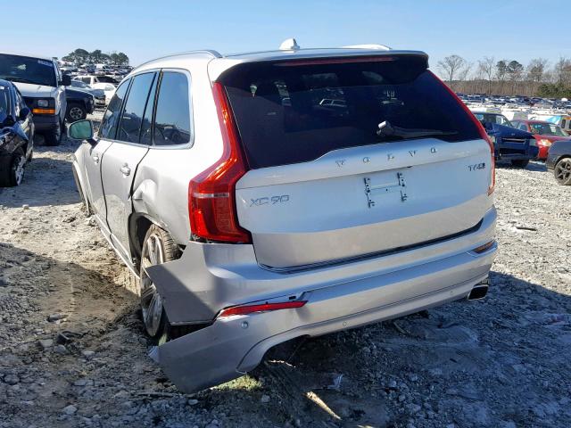 YV4A22PL3J1207873 - 2018 VOLVO XC90 T6 SILVER photo 3