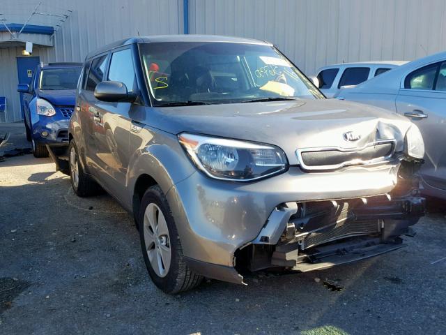 KNDJN2A20G7306635 - 2016 KIA SOUL GRAY photo 1
