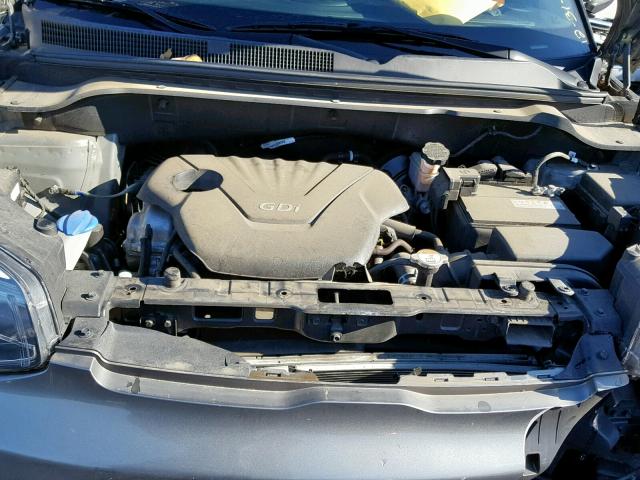 KNDJN2A20G7306635 - 2016 KIA SOUL GRAY photo 7