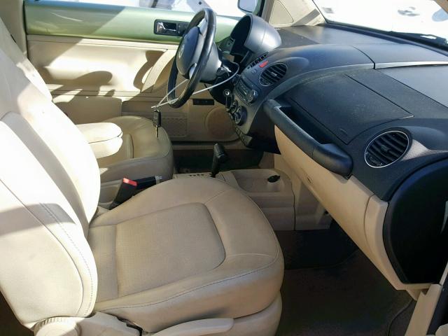 3VWRW31C99M500746 - 2009 VOLKSWAGEN NEW BEETLE Yaşıl foto 5