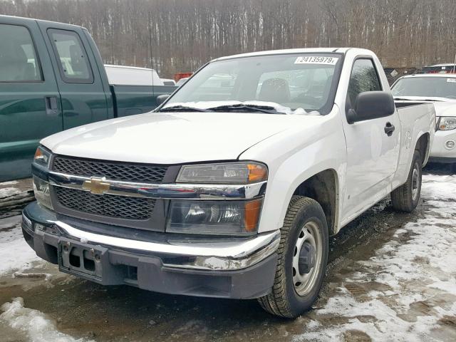 1GCCS14E488204946 - 2008 CHEVROLET COLORADO WHITE photo 2