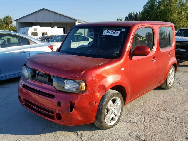 JN8AZ28R29T105146 - 2009 NISSAN CUBE BASE RED photo 2