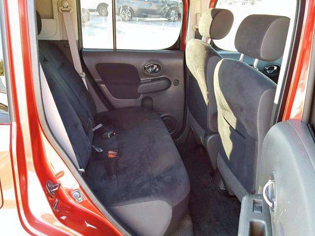 JN8AZ28R29T105146 - 2009 NISSAN CUBE BASE RED photo 6