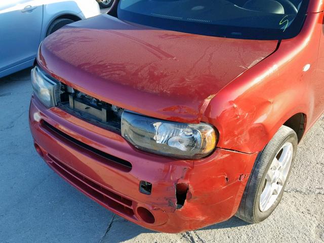 JN8AZ28R29T105146 - 2009 NISSAN CUBE BASE RED photo 9