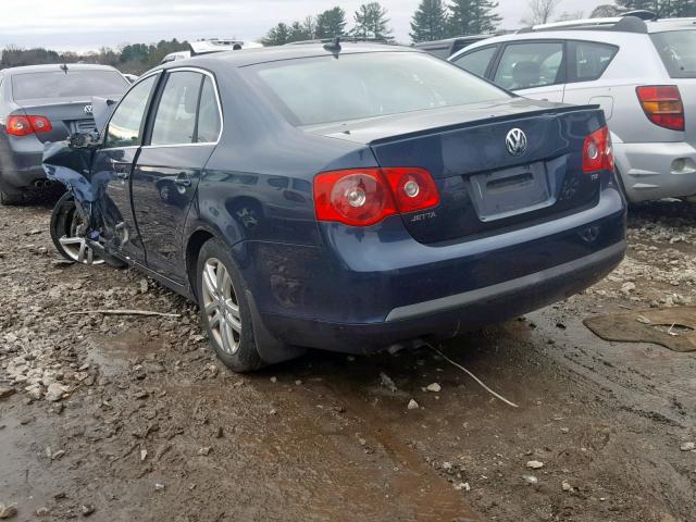 3VWCT71K76M853883 - 2006 VOLKSWAGEN JETTA TDI BLUE photo 3