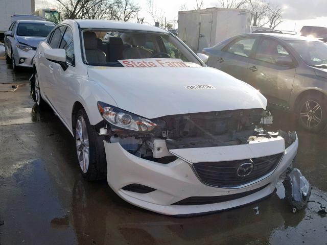 JM1GJ1V55G1434571 - 2016 MAZDA 6 TOURING WHITE photo 1