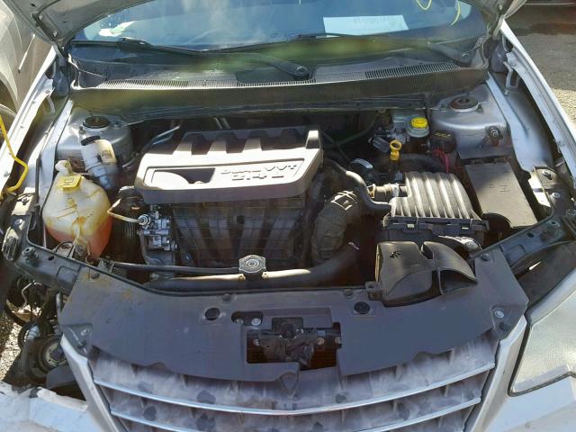 1C3LC56B59N537400 - 2009 CHRYSLER SEBRING TO SILVER photo 7