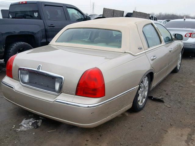 1LNHM82V87Y617586 - 2007 LINCOLN TOWN CAR S TAN photo 4