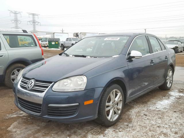 3VWSF71K37M105989 - 2007 VOLKSWAGEN JETTA 2.5 BLUE photo 2