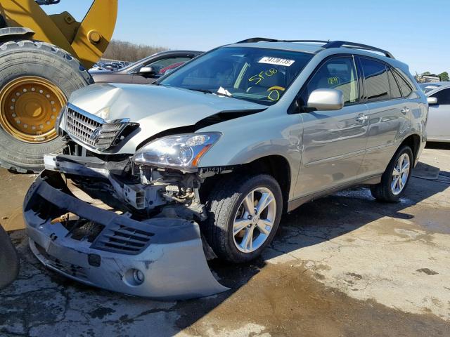 JTJHW31U582056467 - 2008 LEXUS RX 400H SILVER photo 2