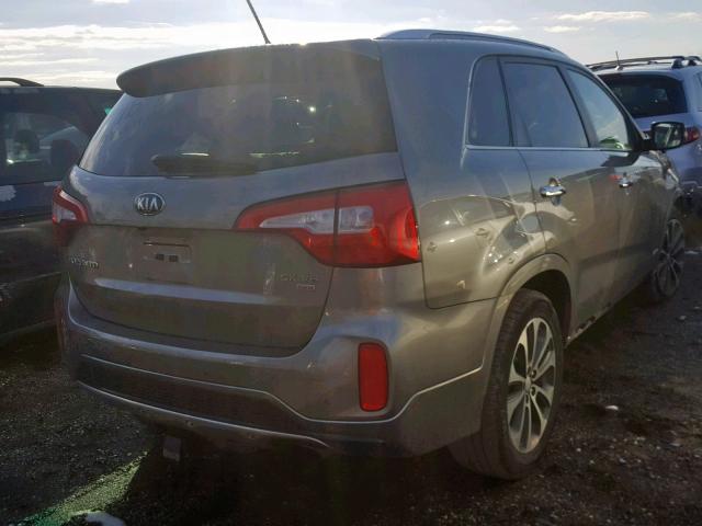 5XYKWDA77EG453849 - 2014 KIA SORENTO SX GRAY photo 4