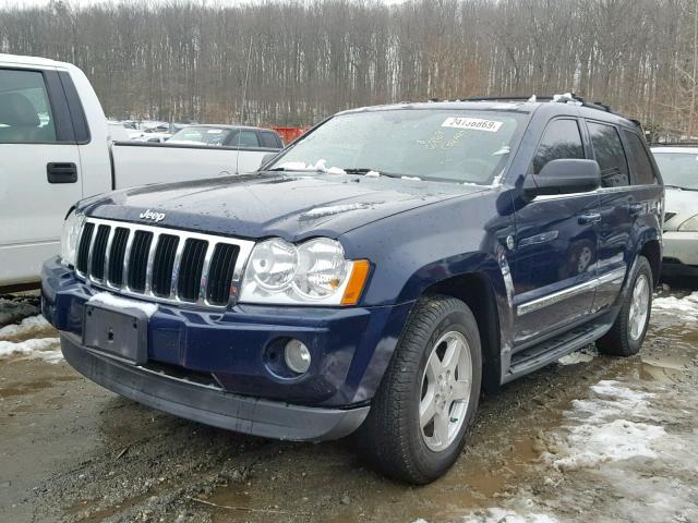 1J4HR58N56C261048 - 2006 JEEP GRAND CHER BLUE photo 2