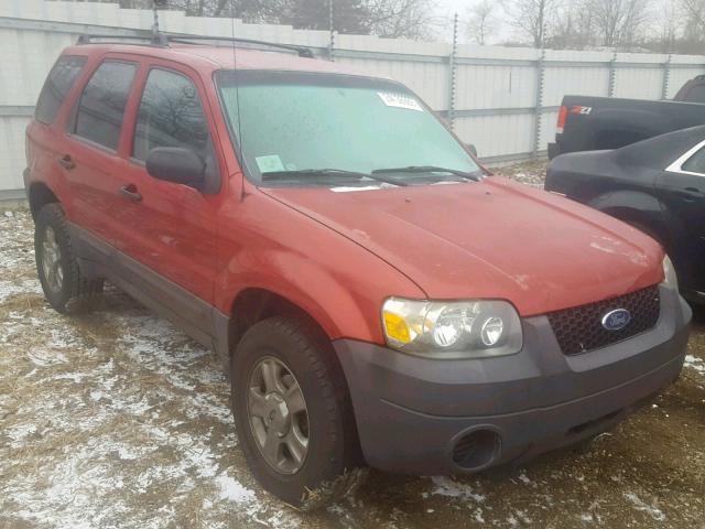 1FMYU02Z55KC94196 - 2005 FORD ESCAPE XLS RED photo 1