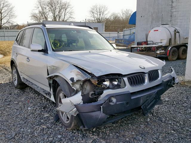 WBXPA93444WD00860 - 2004 BMW X3 3.0I SILVER photo 1