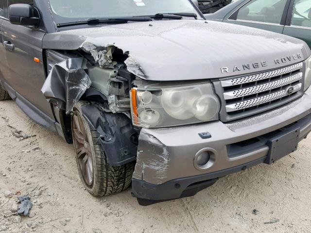 SALSH23468A150169 - 2008 LAND ROVER RANGE ROVE BLACK photo 9