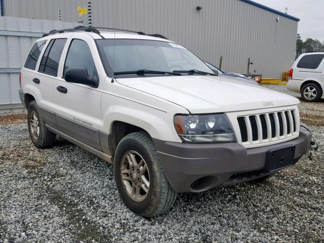 1J4GX48SX4C113654 - 2004 JEEP GRAND CHER WHITE photo 1