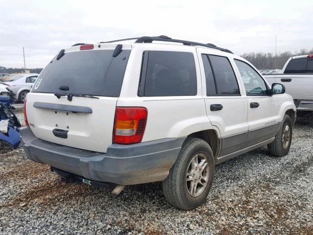 1J4GX48SX4C113654 - 2004 JEEP GRAND CHER WHITE photo 4