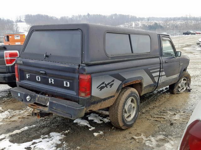 1FTCR11XXMTA02573 - 1991 FORD RANGER BLACK photo 4