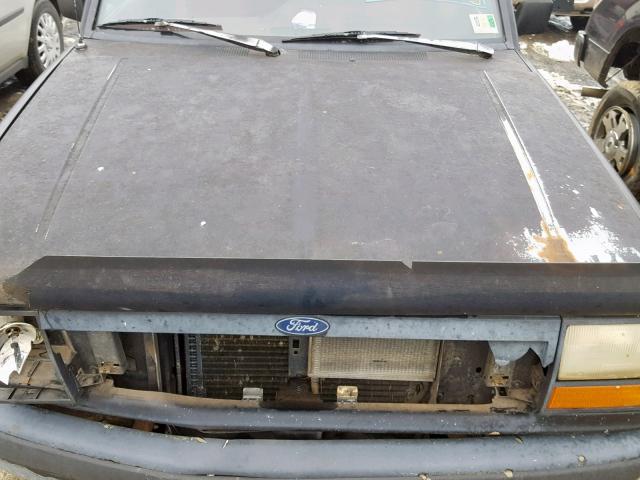 1FTCR11XXMTA02573 - 1991 FORD RANGER BLACK photo 7