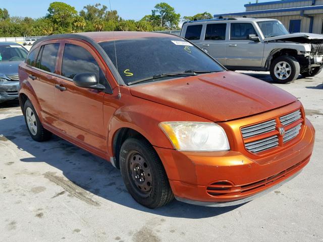 1B3HB28B68D576440 - 2008 DODGE CALIBER ORANGE photo 1