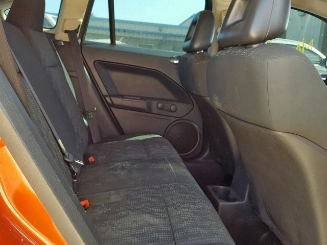 1B3HB28B68D576440 - 2008 DODGE CALIBER ORANGE photo 6