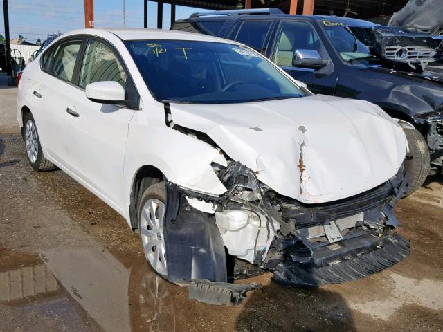 3N1AB7AP5GL683087 - 2016 NISSAN SENTRA S თეთრი ფოტო 1