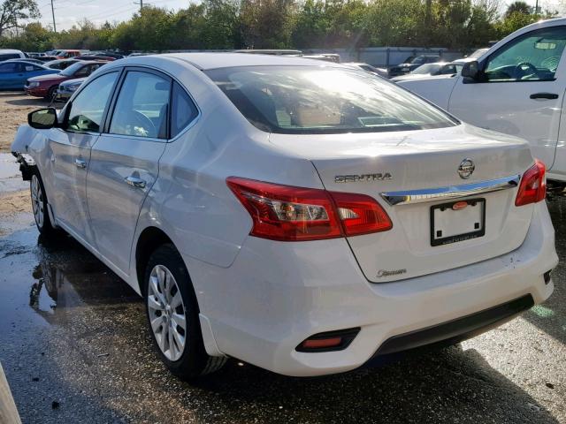 3N1AB7AP5GL683087 - 2016 NISSAN SENTRA S თეთრი ფოტო 3