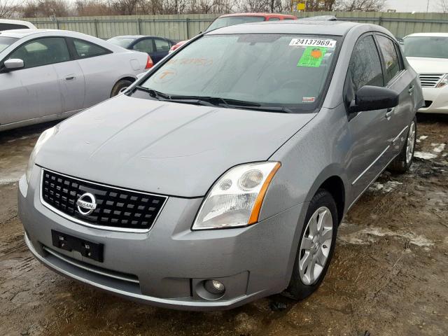 3N1AB61E78L761850 - 2008 NISSAN SENTRA 2.0 GRAY photo 2