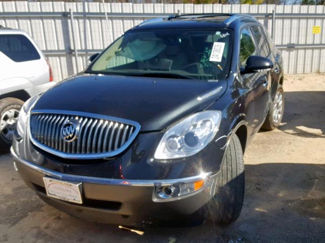 5GAKRDED2CJ129939 - 2012 BUICK ENCLAVE BLACK photo 2