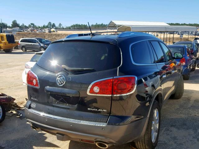 5GAKRDED2CJ129939 - 2012 BUICK ENCLAVE BLACK photo 4