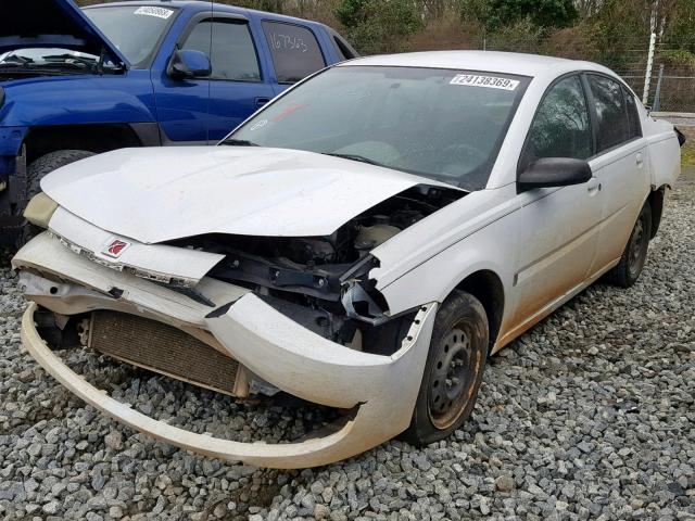 1G8AJ52F04Z183296 - 2004 SATURN ION LEVEL WHITE photo 2